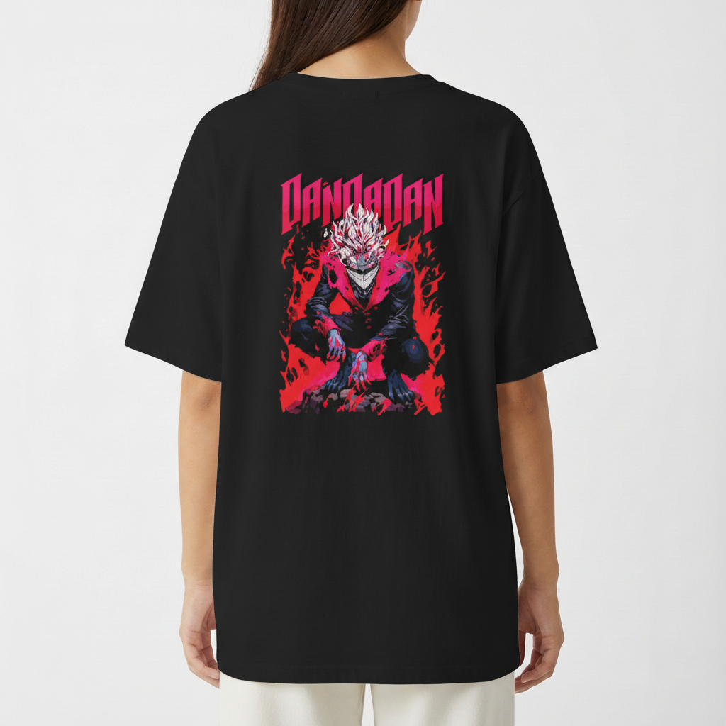 "Camiseta Okarun Oversized" Camiseta Oversized Básica