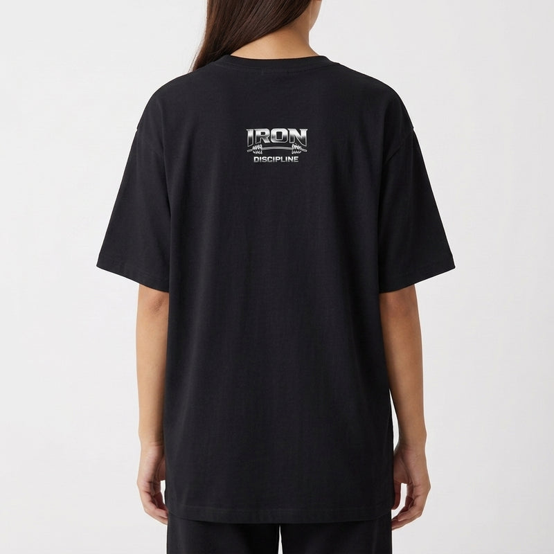 "Camiseta Básica Oversized "LOGO"" Camiseta Oversized Básica