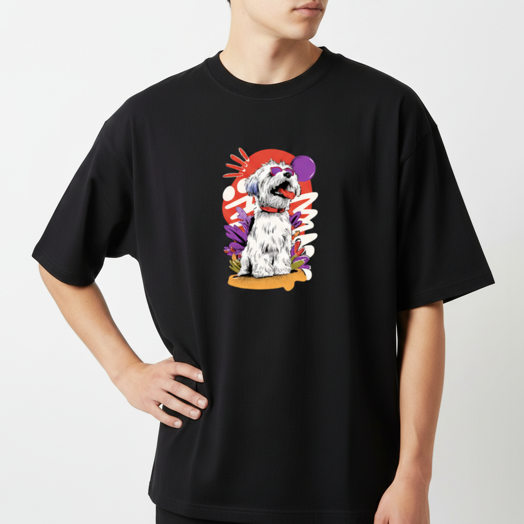 "Camiseta oversized - Maltes summer vibe" Camiseta Oversized Básica