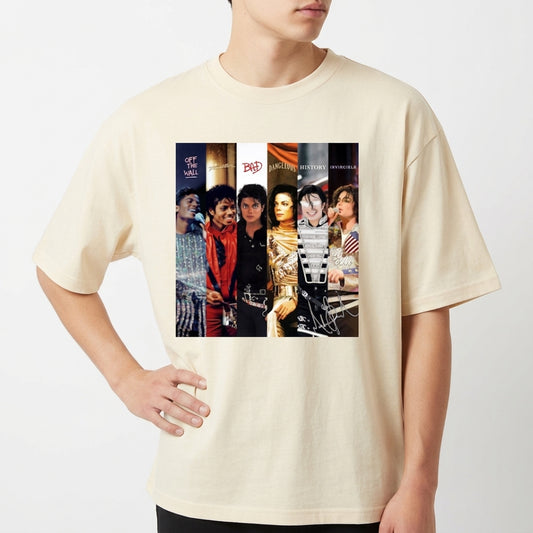 "Oversized Eras Michael Jackson" Camiseta Oversized Básica