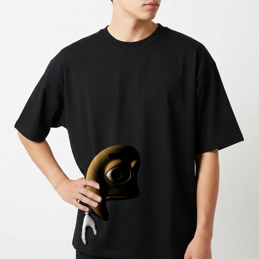 "EMOJI DARK" Camiseta Oversized Básica
