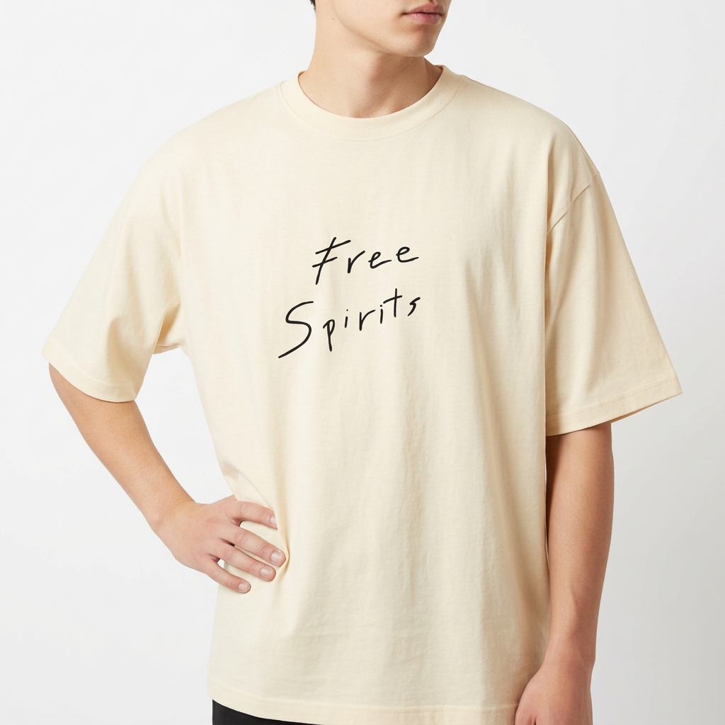 "Espiritos livres" Camiseta Oversized Básica