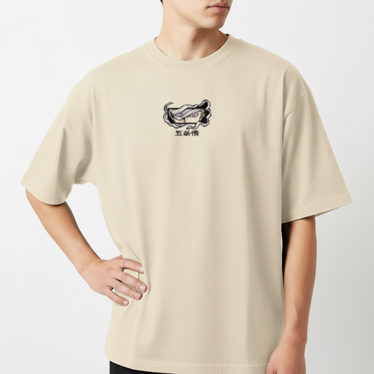"Camiseta Gojo´s Face Oversized" Camiseta Oversized Básica