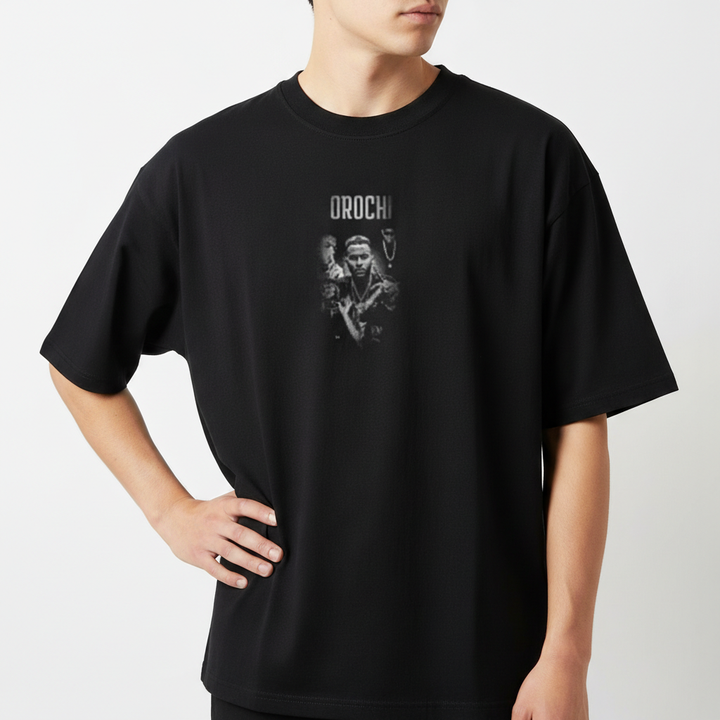 "Camiseta Orochi Shadow Oversized" Camiseta Oversized Básica