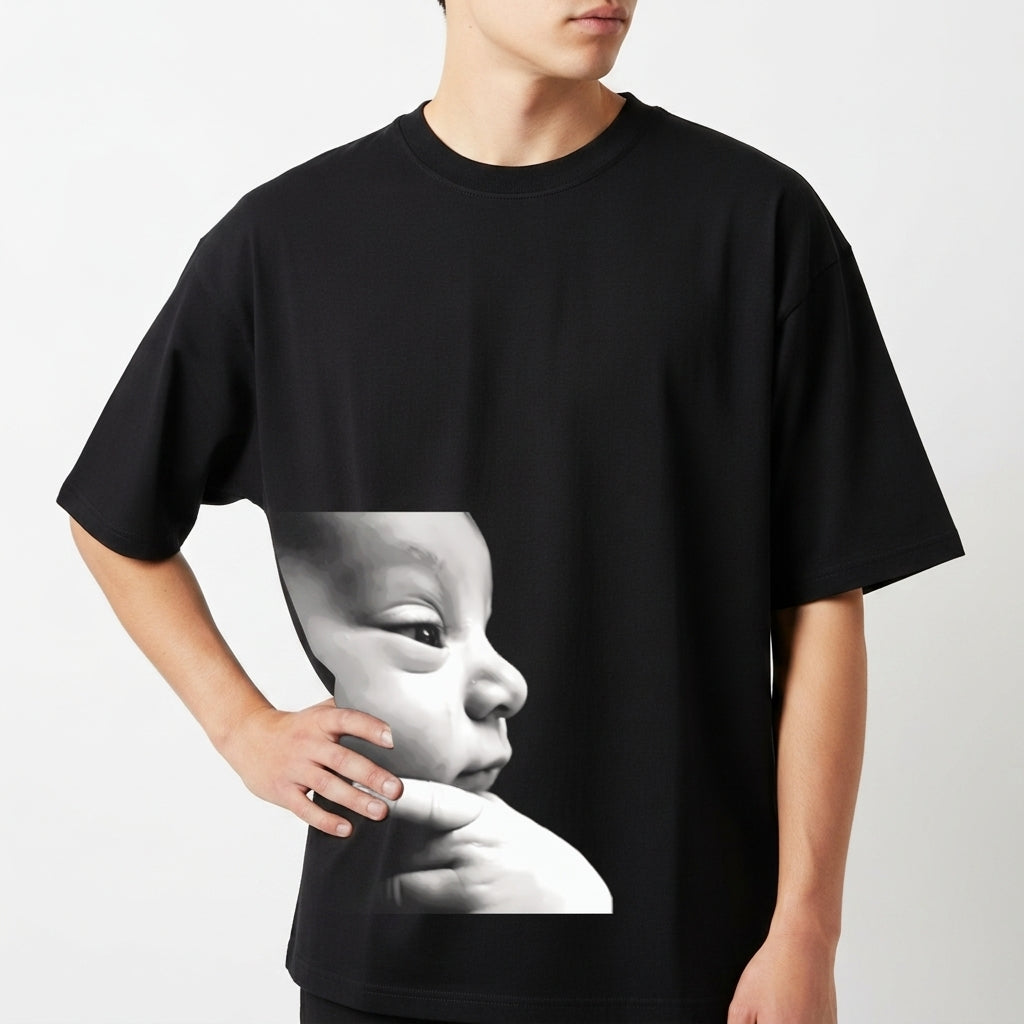 "BABY REFLECTIONS" Camiseta Oversized Básica
