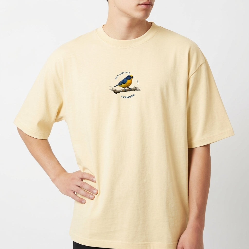 "Brazilian Birds Collection - Fim Fim" Camiseta Oversized Básica