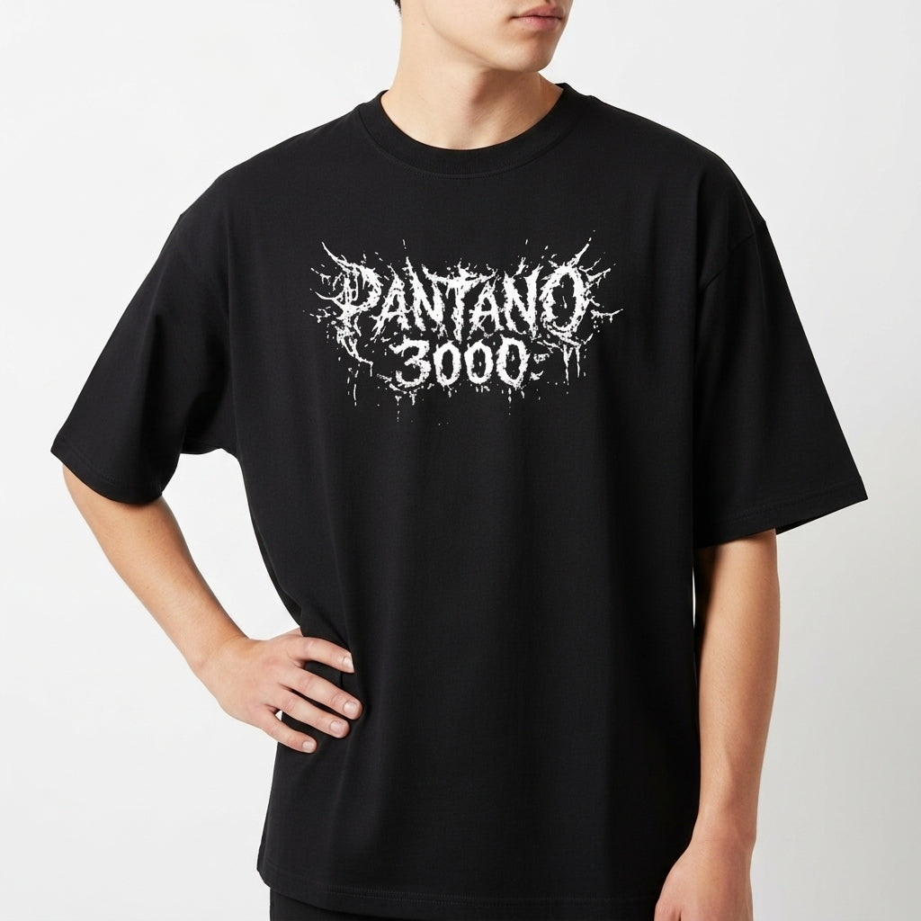 "Camiseta Pântano 3k oversized basica PREGOCORE" Camiseta Oversized Básica