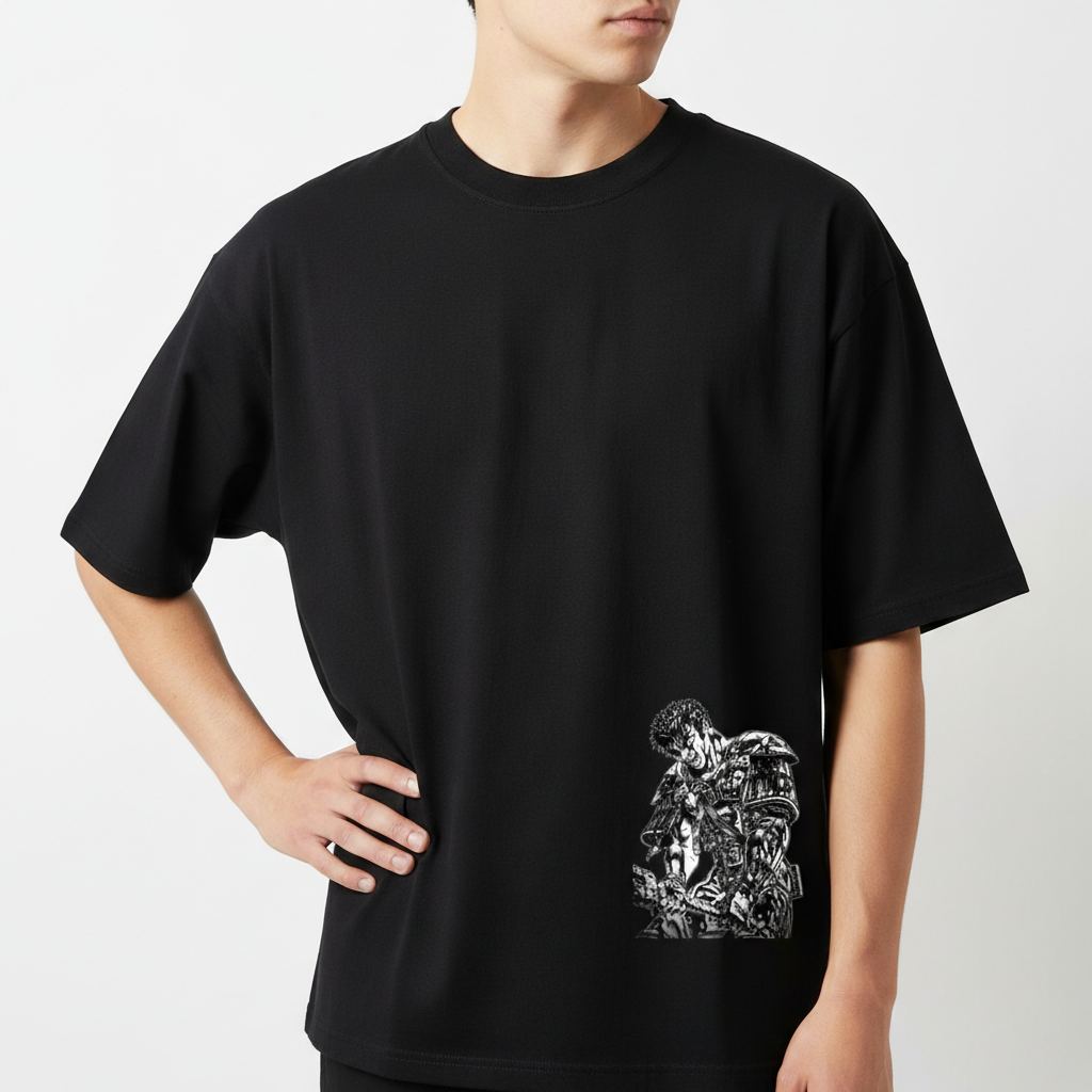 "Camiseta Ovrsized Berserk" Camiseta Oversized Básica