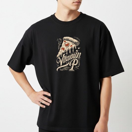 "Camiseta oversized - Vitamin P" Camiseta Oversized Básica