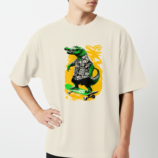 "Camiseta oversized - alligator" Camiseta Oversized Básica