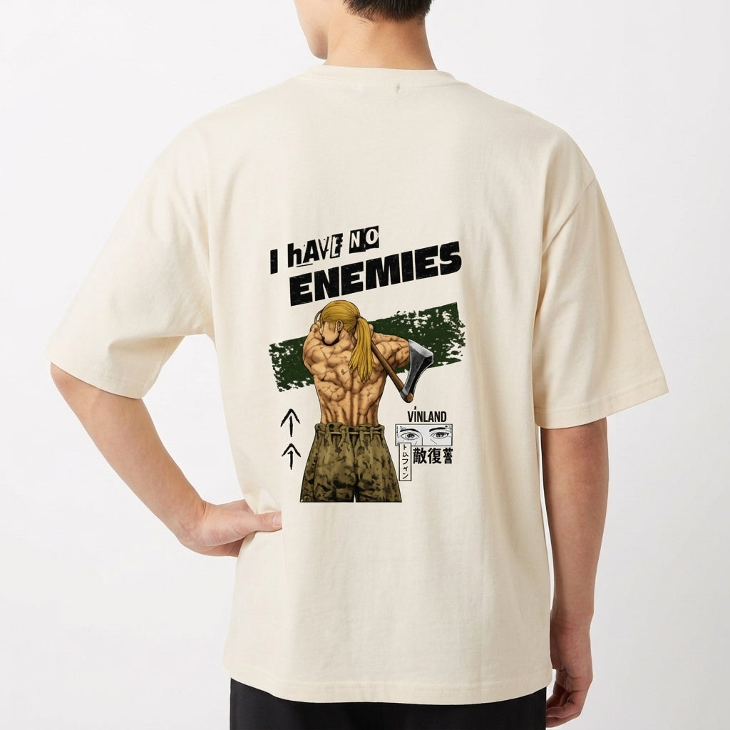 "Kazion | Sem Inimigos" Camiseta Oversized Básica