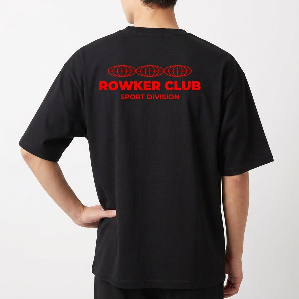 "Camiseta Oversized Rowker Club" Camiseta Oversized Básica