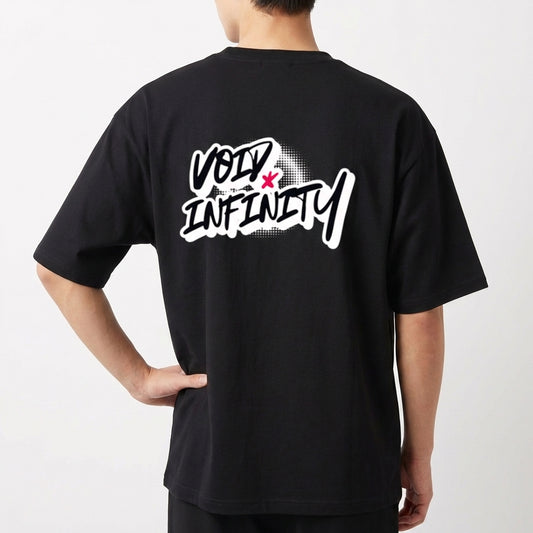 "Void Infinity - Expressive Competitive Script - Camiseta Oversized" Camiseta Oversized Básica