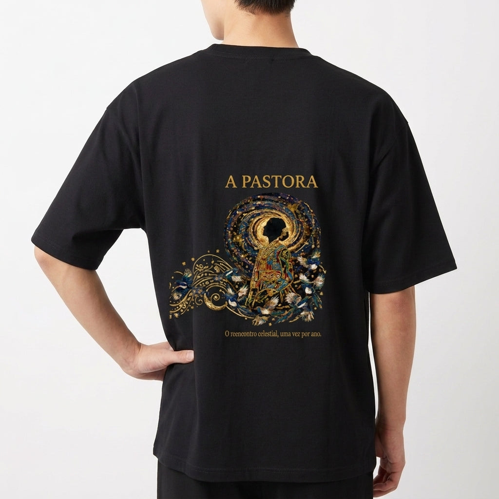 "Os Fios do Destino" Camiseta Oversized Básica