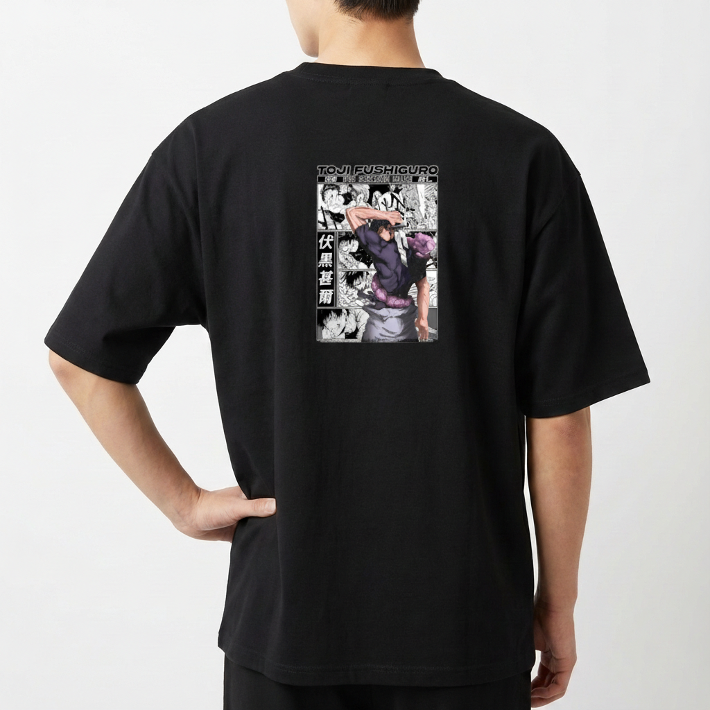 "Camiseta Toji The Sorcerer Killer Oversized" Camiseta Oversized Básica