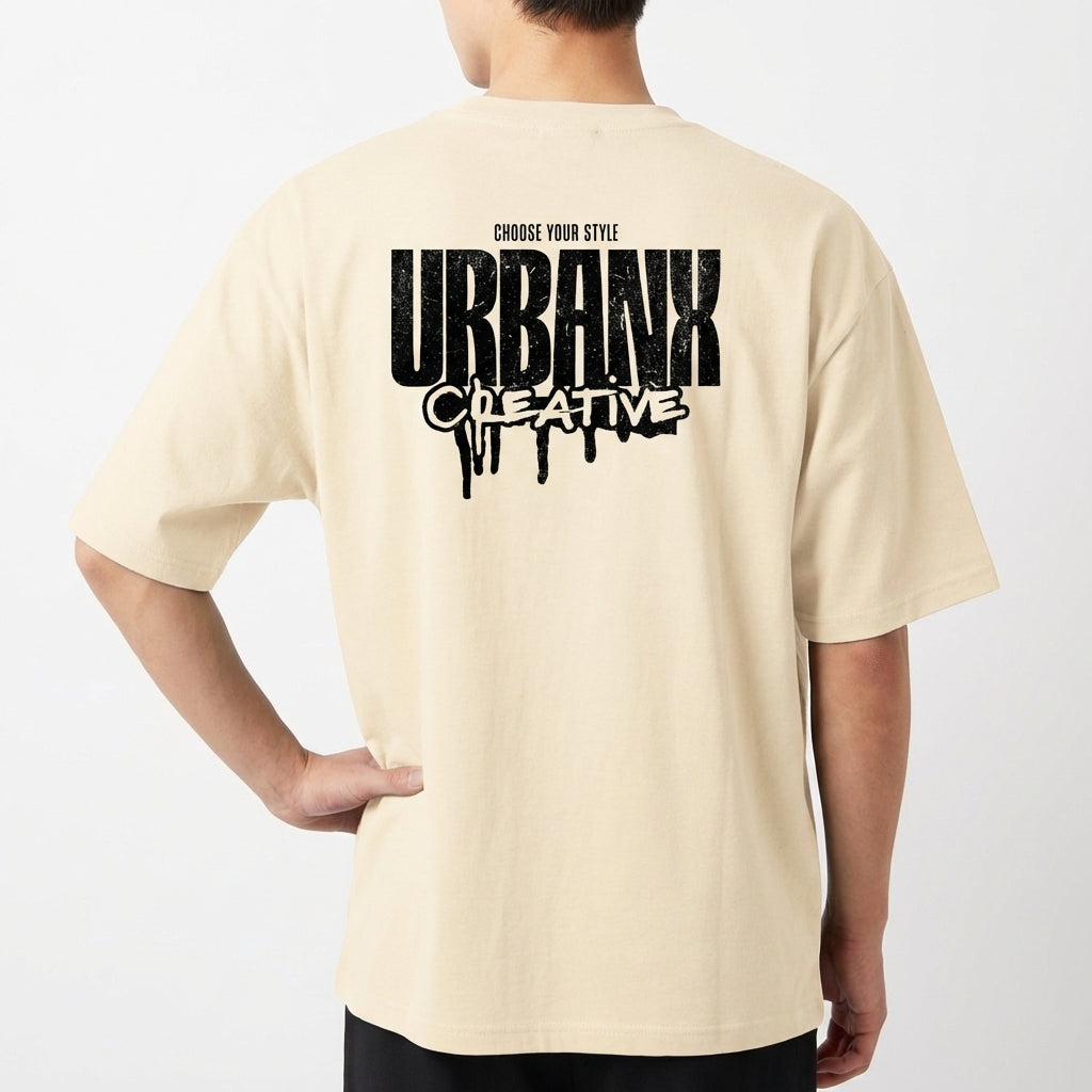 "Camiseta Urbanx Over Born.." Camiseta Oversized Básica