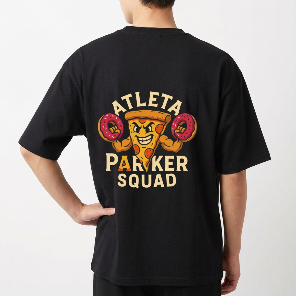 "Oversized basica - Atleta PK squad" Camiseta Oversized Básica