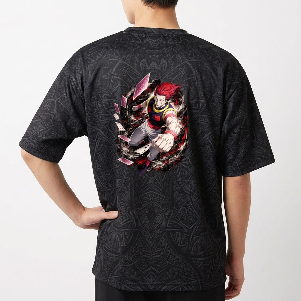 "Phantom Requiem - Hisoka Edition" Camiseta Oversized Básica