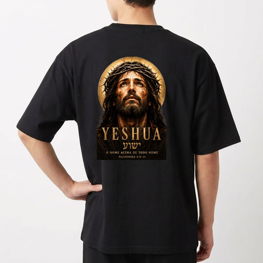 "Camiseta Oversized Yeshua Unissex" Camiseta Oversized Básica