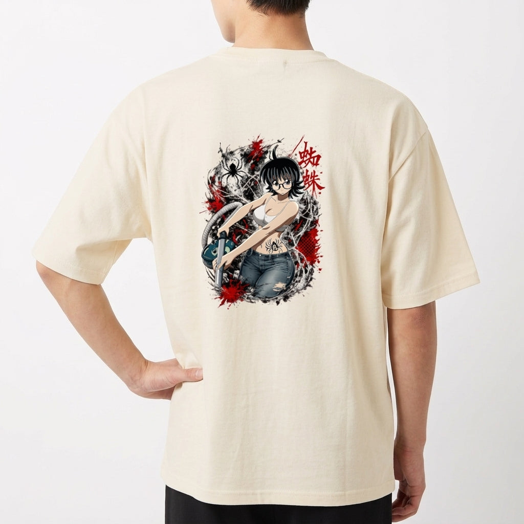 "Phantom Requiem - Shizuku Edition" Camiseta Oversized Básica