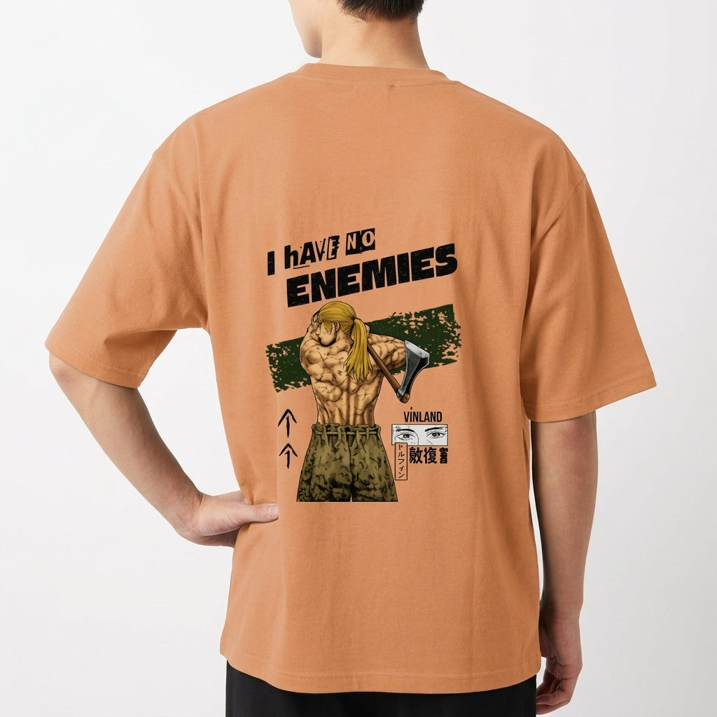 "Kazion | Sem Inimigos" Camiseta Oversized Básica