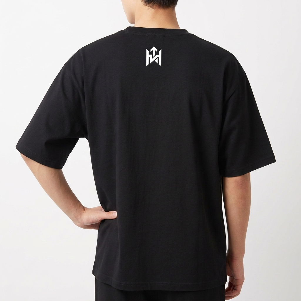 "Camiseta Oversized HIGHMOOD — Energia Que Se Veste | Preto, Verde Musgo & Off White" Camiseta Oversized Básica