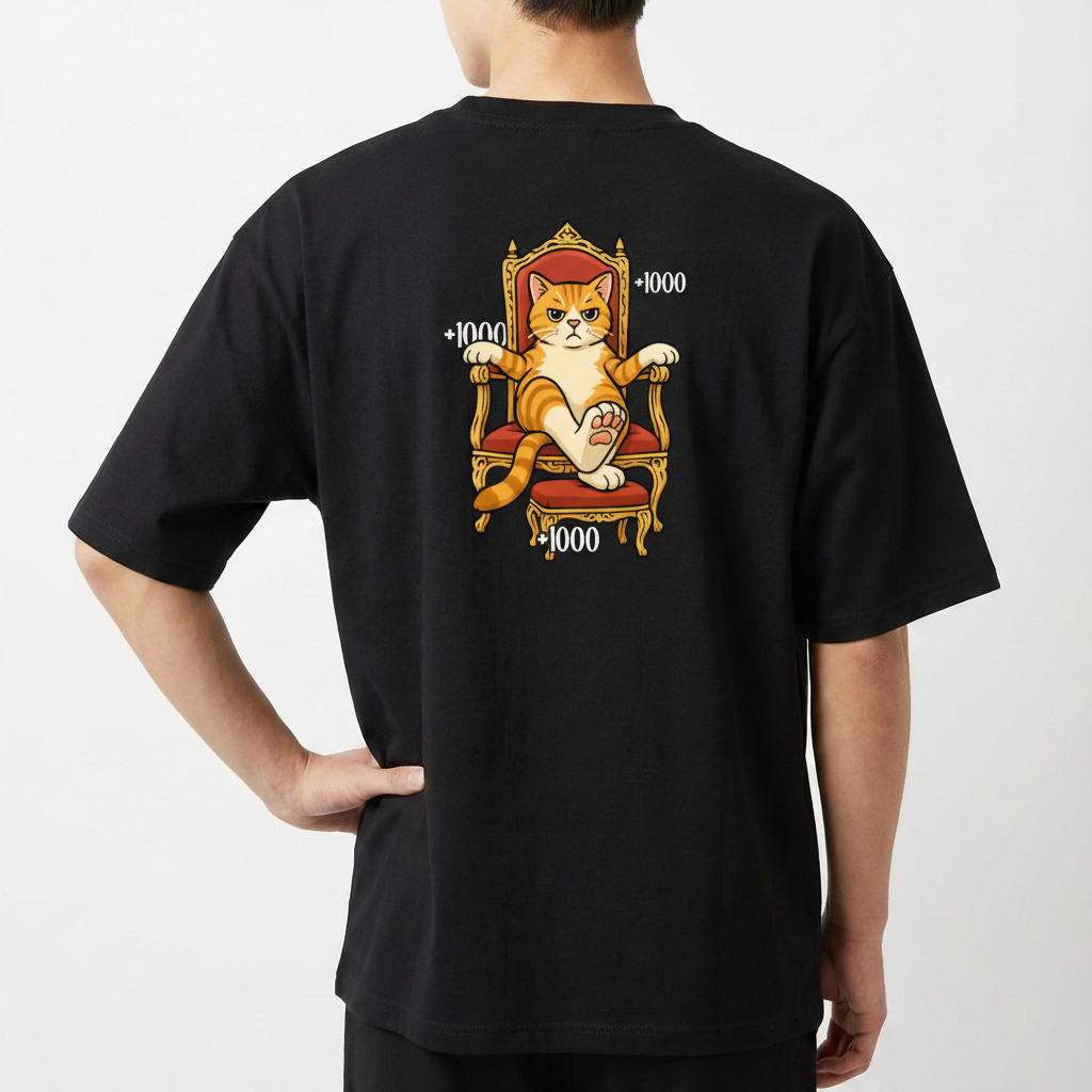 "AURA +1000 - Oversized Renegate" Camiseta Oversized Básica
