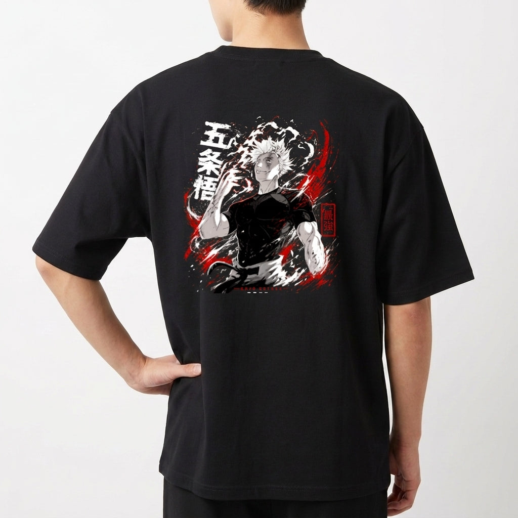 "Domain Expansion - Gojo Satoru" Camiseta Oversized Básica