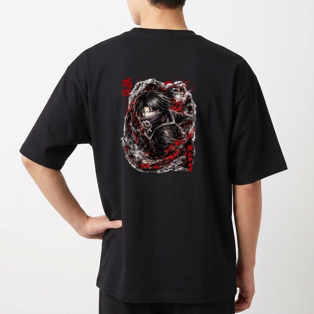 "Phantom Requiem - Feitan Edition" Camiseta Oversized Básica