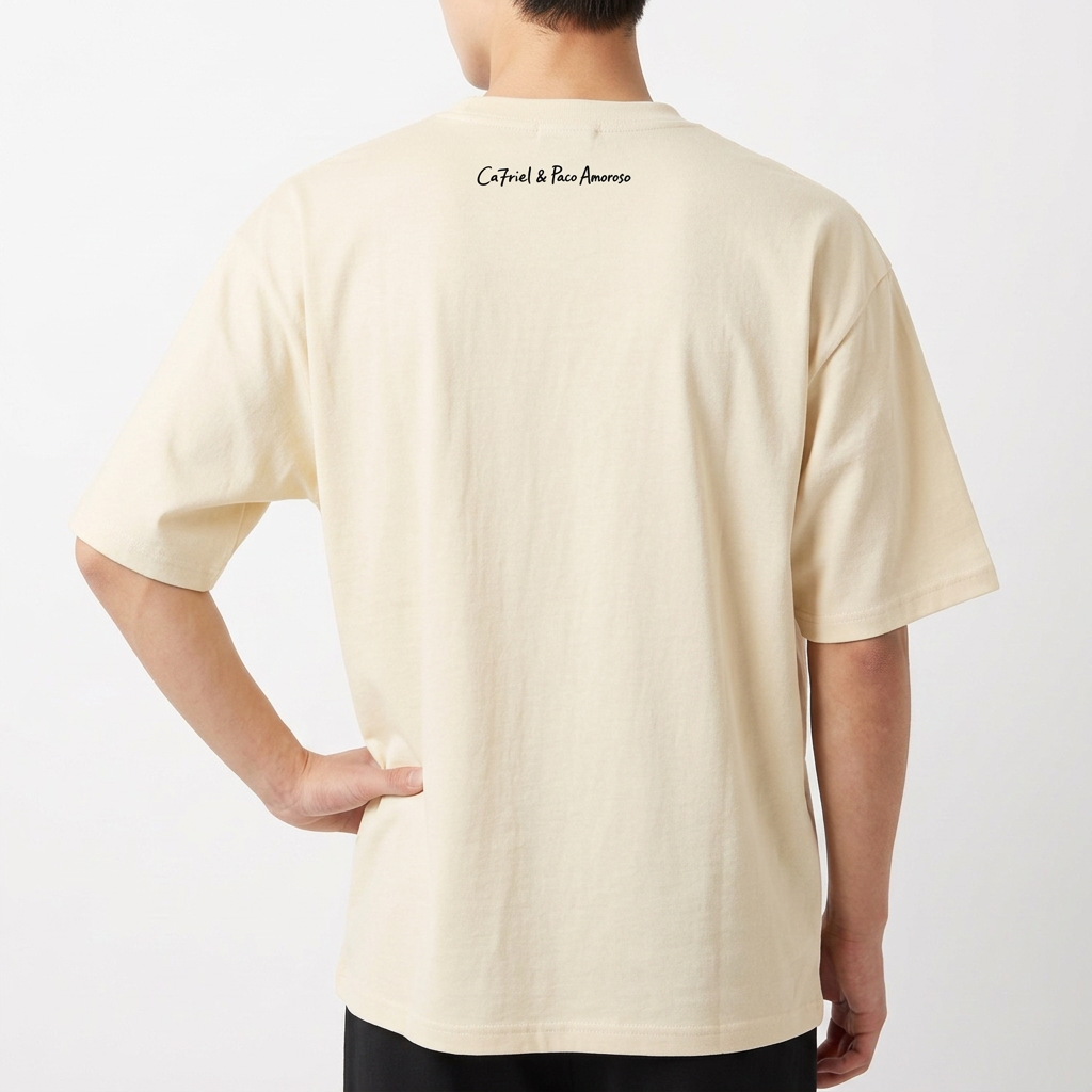 "Espiritos livres" Camiseta Oversized Básica