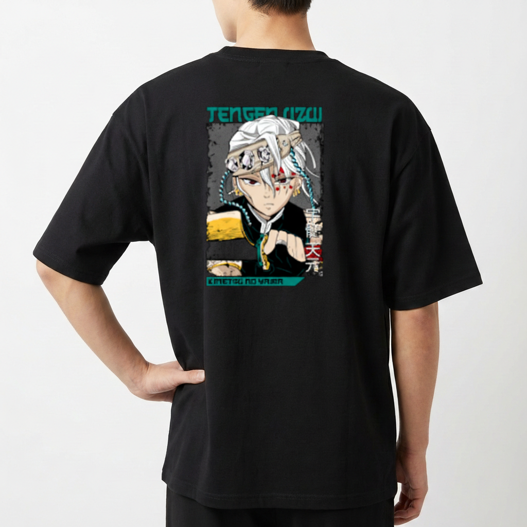 "Camiseta Mestre Uzui Oversized" Camiseta Oversized Básica