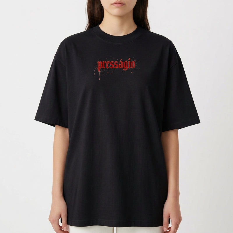 "Camiseta PRESSSÁGIO — MAFFIE Records" Camiseta Oversized Premium