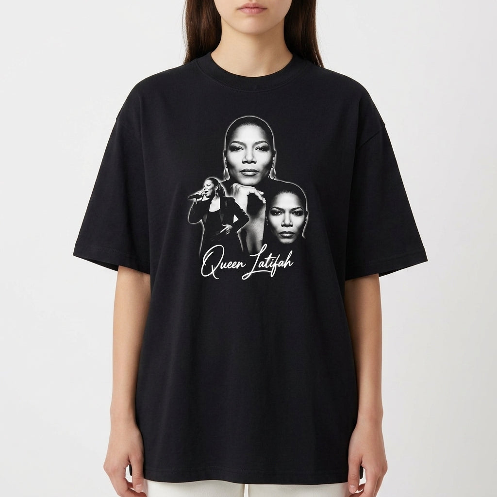 "QUEEN LATIFAH" Camiseta Oversized Premium