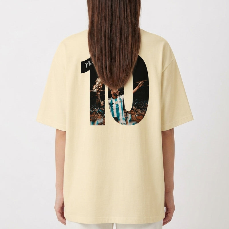 "Oversized Messi - LEGACY - Numbers Series" Camiseta Oversized Premium