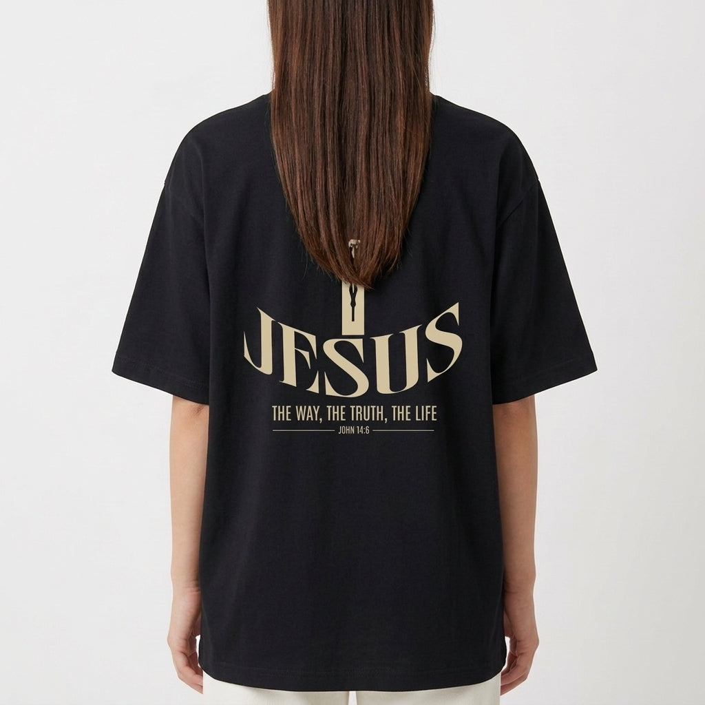 "Jesus the way - Oversized Premium" Camiseta Oversized Premium