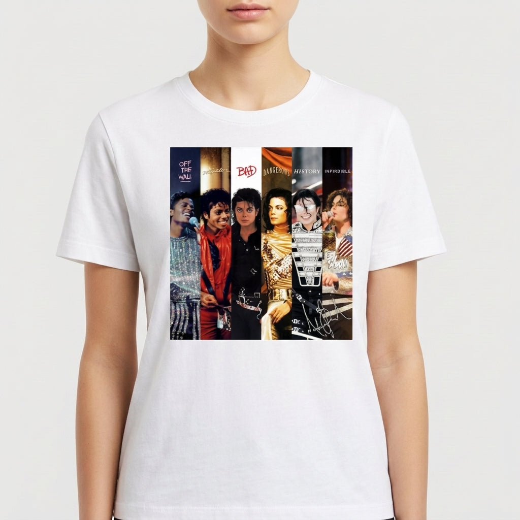 "Camiseta Premium Unissex Eras Michael Jackson" Camiseta Premium Unissex