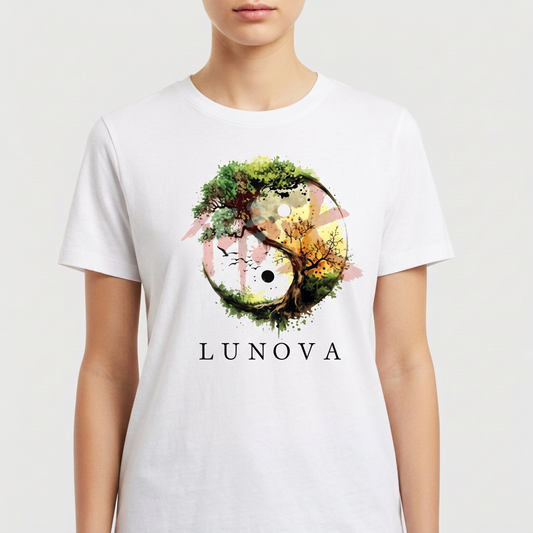 "LUNOVA - Equilíbrio da Grandeza" Camiseta Premium Unissex