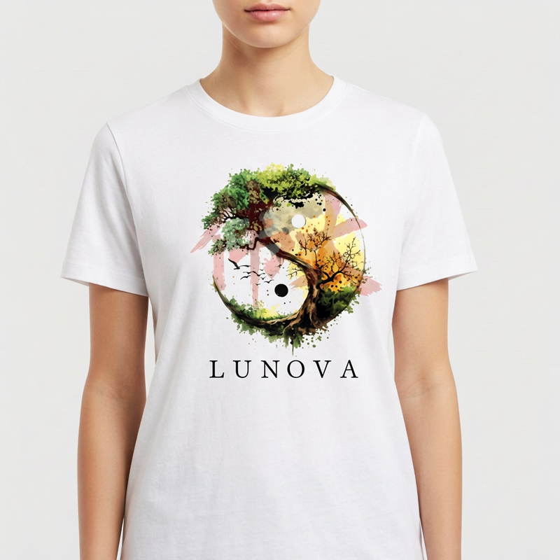 "LUNOVA - Equilíbrio da Grandeza" Camiseta Premium Unissex
