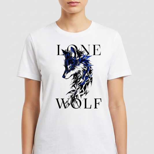 "LUNOVA - LONE WOLF" Camiseta Premium Unissex
