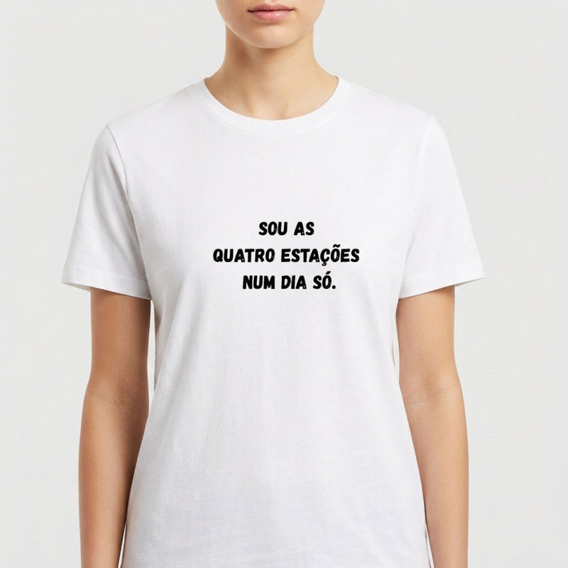 "Camiseta - Quatro estações SP" Camiseta Premium Unissex