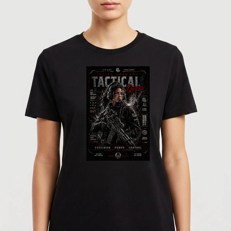 "Tactical Queen" Camiseta Premium Unissex