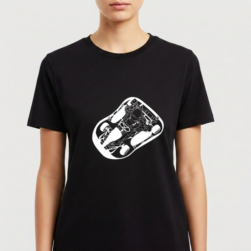 "Camiseta Preta Kart - Ranmi Race Store" Camiseta Premium Unissex
