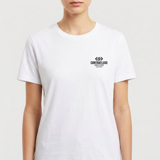 "ContraFluxo" Camiseta Premium Unissex