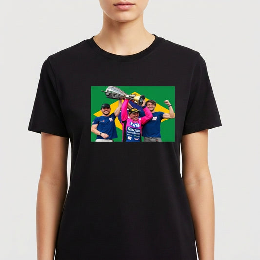 "Rubens Barrichello #91 - NASCAR BRASIL 2025" Camiseta Premium Unissex