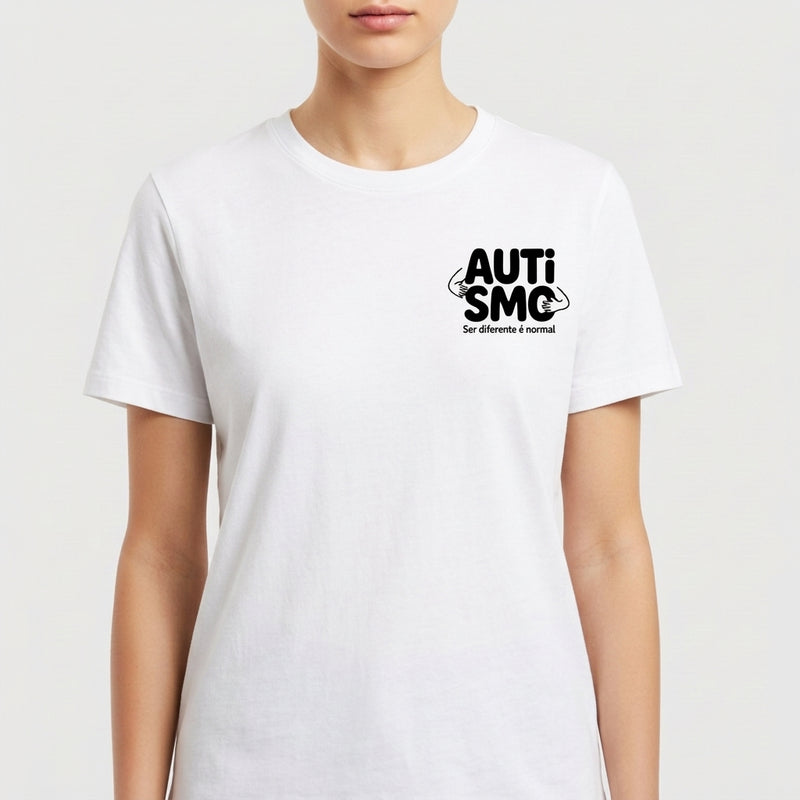 "Camiseta Autismo — O Que Nos Conecta é o Amor | Acalmarsi" Camiseta Premium Unissex