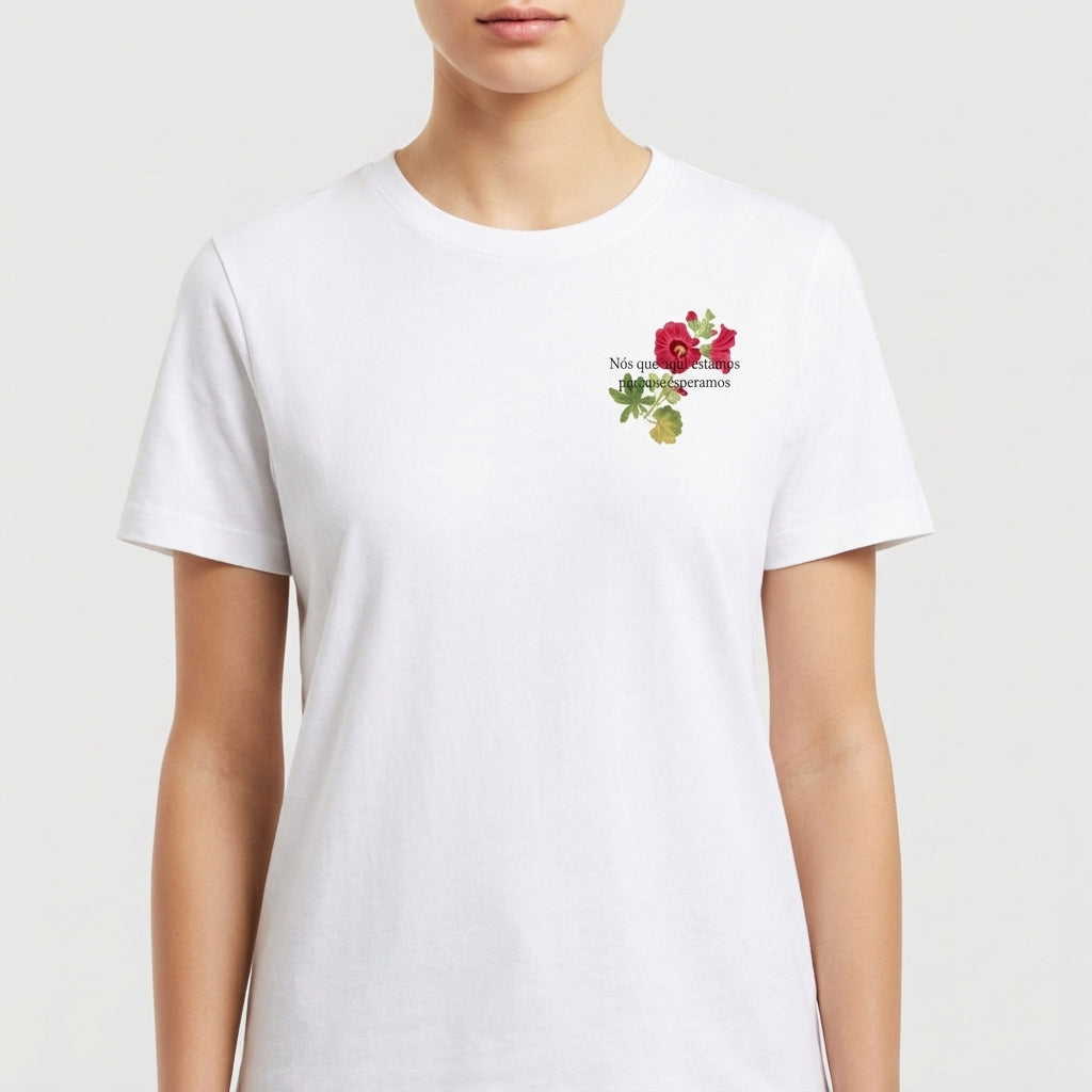 "Nós que aqui estamos" Camiseta Premium Unissex