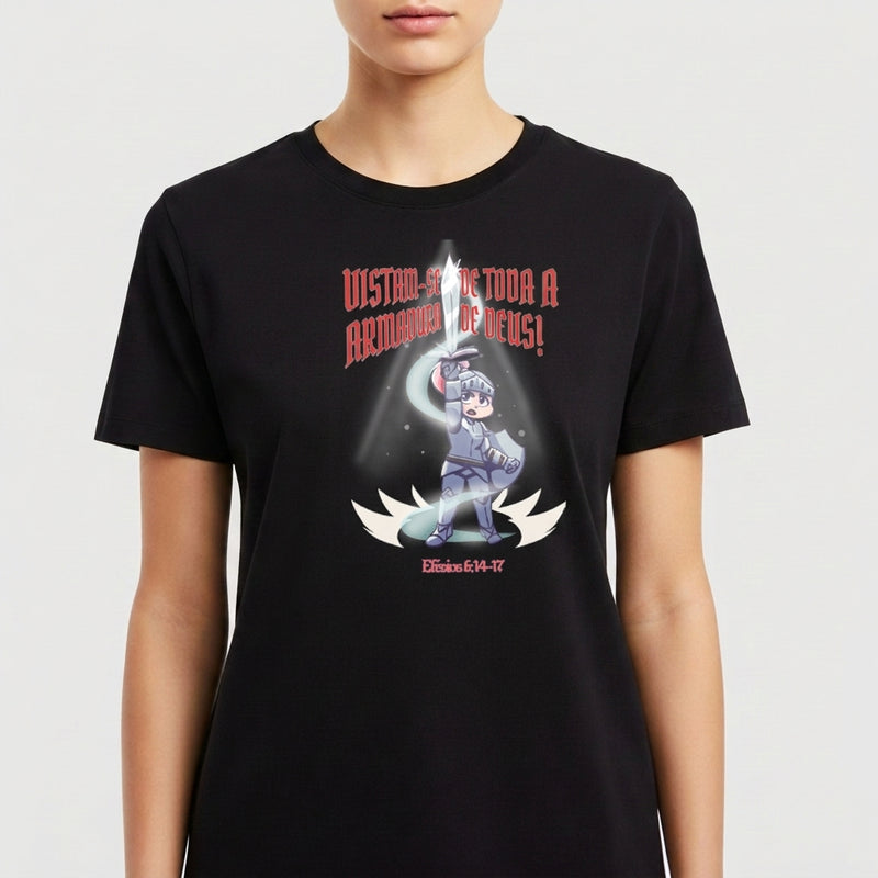 "VISTAM-SE DE TODA A ARMADURA DE DEUS" Camiseta Premium Unissex