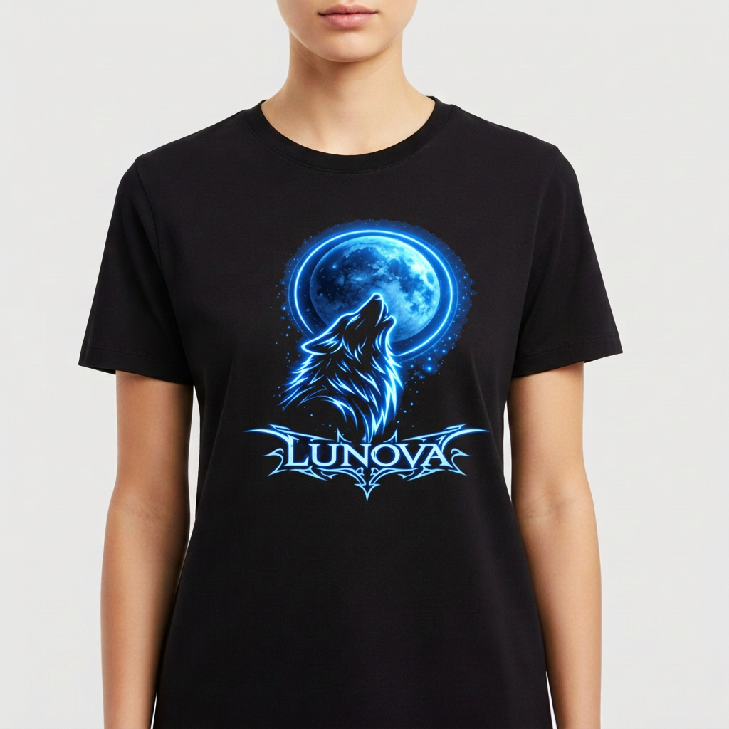 "LUNOVA- Lunar Wolf" Camiseta Premium Unissex