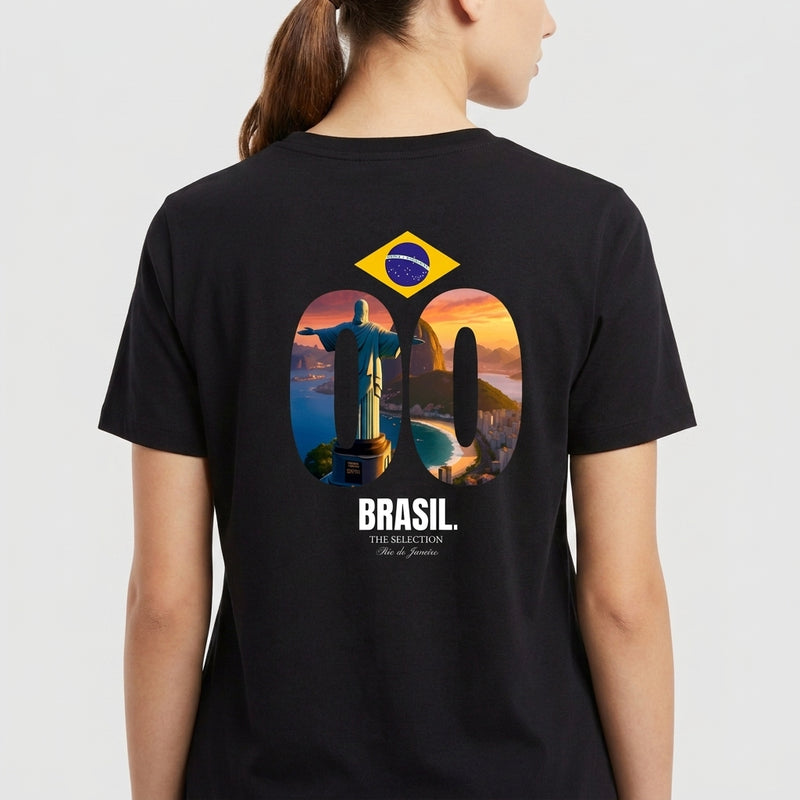 "Camiseta Rio de Janeiro - LEGACY - Numbers Series" Camiseta Premium Unissex