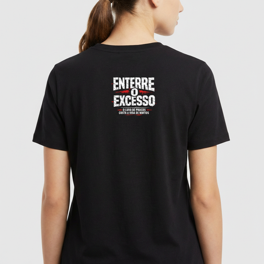 "Enterrando Excesso - Premium Básica" Camiseta Premium Unissex